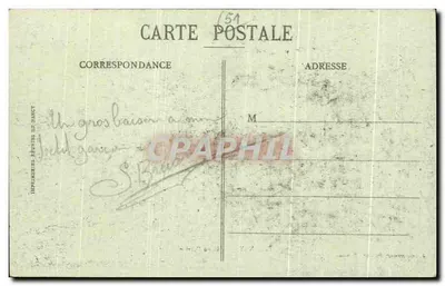 Épernay - Zamek Perrier — J. Bracquemart, Épernay — Rewers