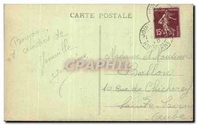 Joinville (Haute-Marne) - Castelo do Grand-Jardin — Verso