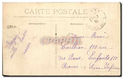 Le Vernet-la-Varenne — Château de Montfort — éditeur P. Vigery — Verso