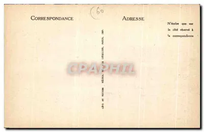 Zamek w CHANTILLY — Front wschodni — ND — Rewers