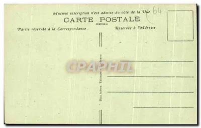 Hendaye (Côte basque) — Het Observatorium. Kasteel van Abbadia - BR. — Achterkant