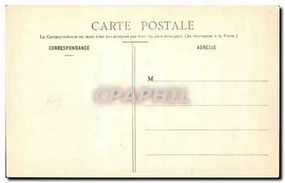Seigneurié dos Mesnuls — O Castelo - Ala da Biblioteca — Editor: Sociedade das Cartas Postais da França, n°12 — Verso