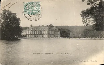 Château de Dampierre (S.-et-O.) — L'Étang — A. Bourdier, imp.-édit., Versailles