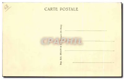 Riberuvillle e os Três Castelos — vista panorâmica — série 1290, editor Braun & Cie — Verso