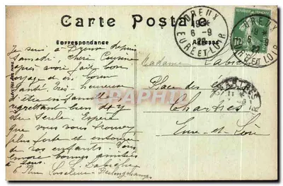 Dreux — Velho Corpo de Guarda do Castelo — LL. — Verso