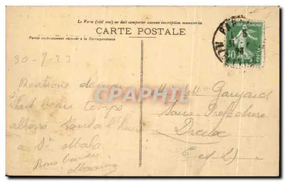 O Túmulo de Chateaubriand - Le Grand Bé — Saint-Malo — Édition Guérin, St-Malo (1.-et-V.) — Verso