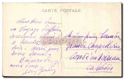 Angers — Katedra i Wzniesienie św. Maurycja — L. F., fot. — Rewers