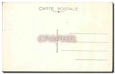 Bilhete postal antigo Saint Florentin Vista geral Rua dos Rosiers — Verso