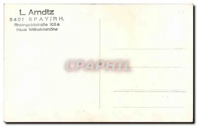Casa na floresta — Spay/RH — L. Arndtz, 5401 Spay/RH, Rheingoldstraße 102a, Haus Wilhelmshöhe — Verso