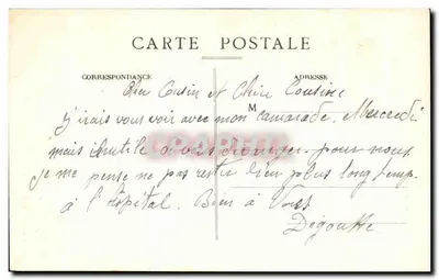 Vichy — Estátua da Praça da República — Edição L. D. — Verso