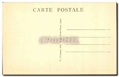 LYON — Grand portail de la cathédrale — X. Gontagny, éditeur, Lyon — Verso