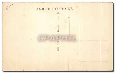 Lourdes - Casa Paternal de Bernadette Soubirous P.D. - P. Douet — Verso