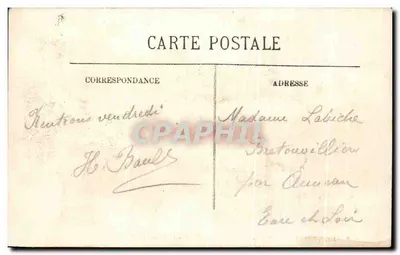 Saint-Malo — Praia de Bon-Secours e os Muros — LL. n°152 — Verso