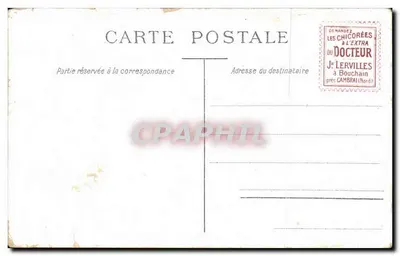 La Joconde — portrait de Léonard de Vinci — éditeur non visible — Verso