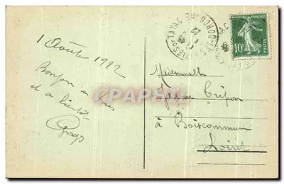 Estação Pré-Histórica dos Eyzies — Dordogne — editor não identificado, número de série não visível — Verso