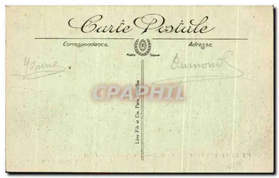 Saint-Jean-de-Luz — Les Rochers de la Pointe Sainte-Barbe — Imp. L.L. n°103 — Verso