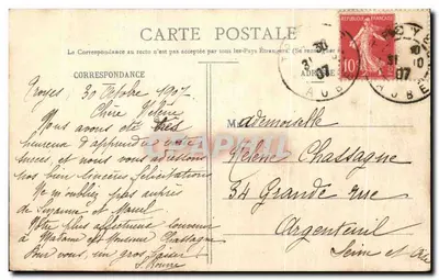 Troyes - La Ruelle des Chats — Collect. S. B. W. — Verso