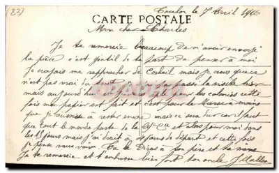 Toulon — Ogólny widok zatoki — wydawca nieznany, nr seryjny 52 — Rewers