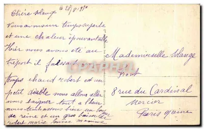 LE TRÉPORT-MERS — Hangary stacji w czasie burzy — Wydawca nieznany, nr 165 — Rewers