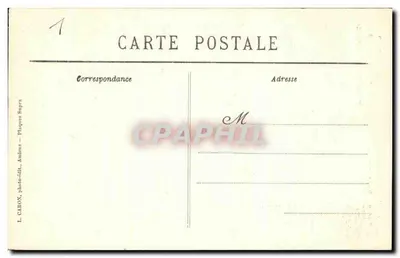Amiens — Tímpano del Portal de la Virgen Dorada — Objetivo LaCOUR-BERTHILHT — Reverso