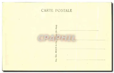Cabeza de los Falsos — Trincheras Francesas — Imp. Braun & Cie, Dornach (Haut-Rhin) — Reverso