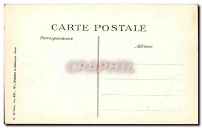 Vermelles (Pas-de-Calais) — A Igreja destruída — E. La Buley, Paris — Verso