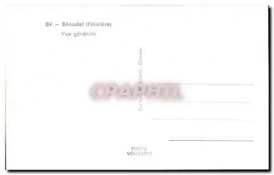 Bénodet (Finistère) — Vista geral — JOB — Verso