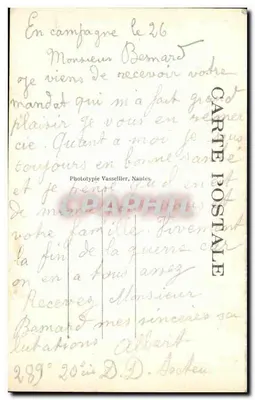 Verdun — Rue Beaurepaire po bombardowaniach — L. H., Visé Paris — Rewers