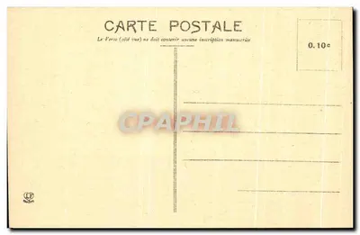 Biarritz - De Rocher de la Vierge en zijn brug — uitgever Lassagne Frères, n° 1236 — Achterkant