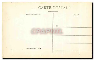 Reims w latach bombardowań 1914-18 — Katedra spalona i bombardowana przez Niemców, 19 września 1914 — Rewers