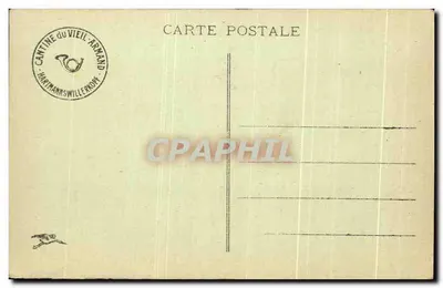 VIEIL-ARMAND (Hartmannswillerkopf) — A Cruz no Cume — Cantine do Vieil-Armand — Verso