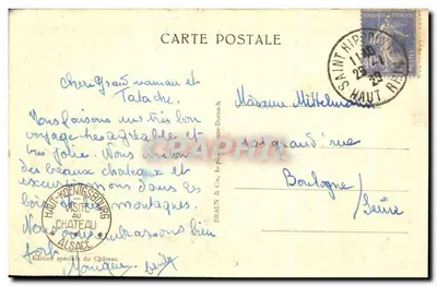 Haut-Königsbourg — Wielki Schodnik — Braun & Cie, Imp. Dornach, n°708 — Rewers