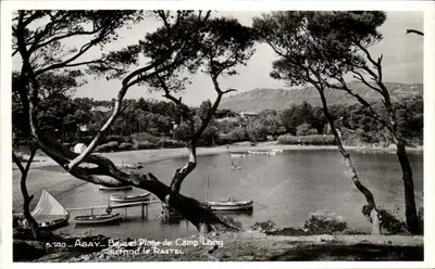 Agay - Baía e Praia de Camp Long — no fundo o Rastel — S.140 — Edição La Clyrie em St-François