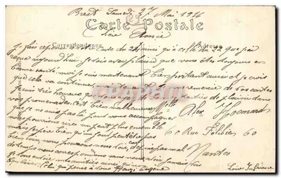 Brest — Przylądek w Dniu Burzy — ND. Fot. n°275 — Rewers