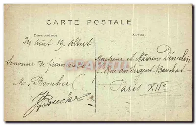 Bazylika NMP w Brebières — Albert w ruinach — L.T. — Rewers