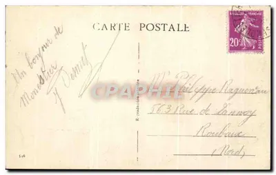 Widok na Mont Aiguille — Strona Ascension — Wydawnictwo Oddons, Grenoble — Rewers