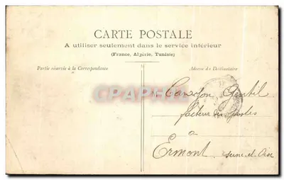 Barbizon - Entrée de Barbizon — éditeur Collection des Galeries Melumaises, n° 66 — Reverso