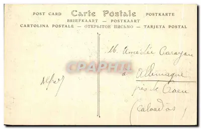 Abbaye du Mont Saint-Michel — La Basilique, les Armes de l'Abbaye — éditeur inconnu, n° 126 — Verso