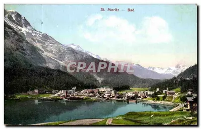 St. Moritz — Banho — Engadin Press Co., Samaden.