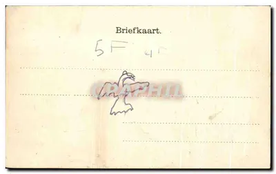 Stara pocztówka Scheveningen — Rewers