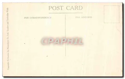 Westminster Abbey. Kąt Poetów — wydawca: Tunbridge Wells & London Co. Ltd. n° 64041 — Rewers