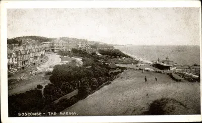 Boscombe - A Marina — vista panorâmica — J. H. Bishop, Statton, Bournemouth
