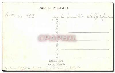 Challain-la-Potherie, bij Candé (M.-et-L.) — De Ingang van het Kasteel — Uitgave Gaby n°31 — Achterkant