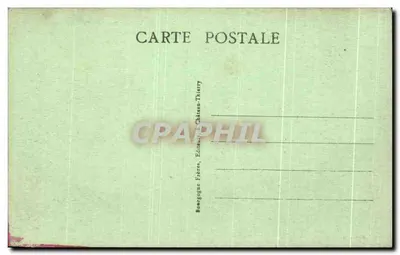 Villers-Cotterets (Aisne) — Velho Castelo de Francisco I, Casa de Aposentadoria — Edit. J.B. — Verso