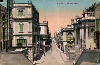 Malta — Strada Reale — éditeur non visible, n° de série non lisible