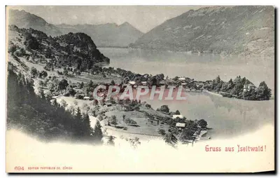 Jeseltwald — vue du lac et des montagnes — Edition Photobloc Co. Zürich, n° 894