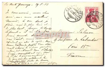 Neuchâtel — Ogólny widok i Alpy — Phototypia Co, n°29 — Rewers