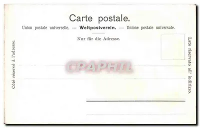 Neuchâtel - El Castillo y las Alpes — Edición Burgy Lit. Saint-Imier, n° 2338 — Reverso