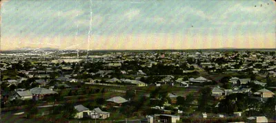 Stara pocztówka Panorma Charters Tower Queesnland Australie
