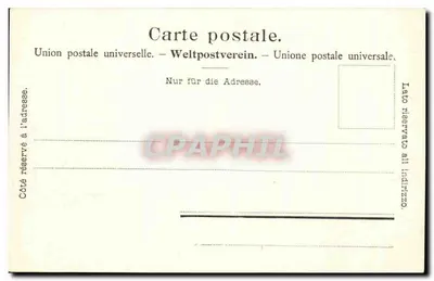 Axenstrasse con Urirotstock — vista montañosa con carruaje — Edición Photoslob Co. Zürich, n° 2319 — Reverso
